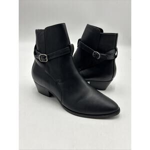 Thursday Boot Black Rogue Bootie Women’s Size 8 Black Side Buckle